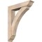 Ekena Millwork Thorton Traditional Smooth Bracket w/ Offset Brace, Douglas Fir, 7 1/2"W x 36"D x 44"H BKT0806X36X44THR01SDF - alternate 1